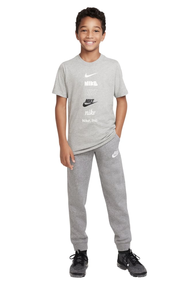 Kids' Sportswear Stacked Logo Graphic Tee