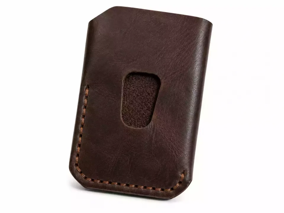 The Essential Cardholder – Brown Italian Leather