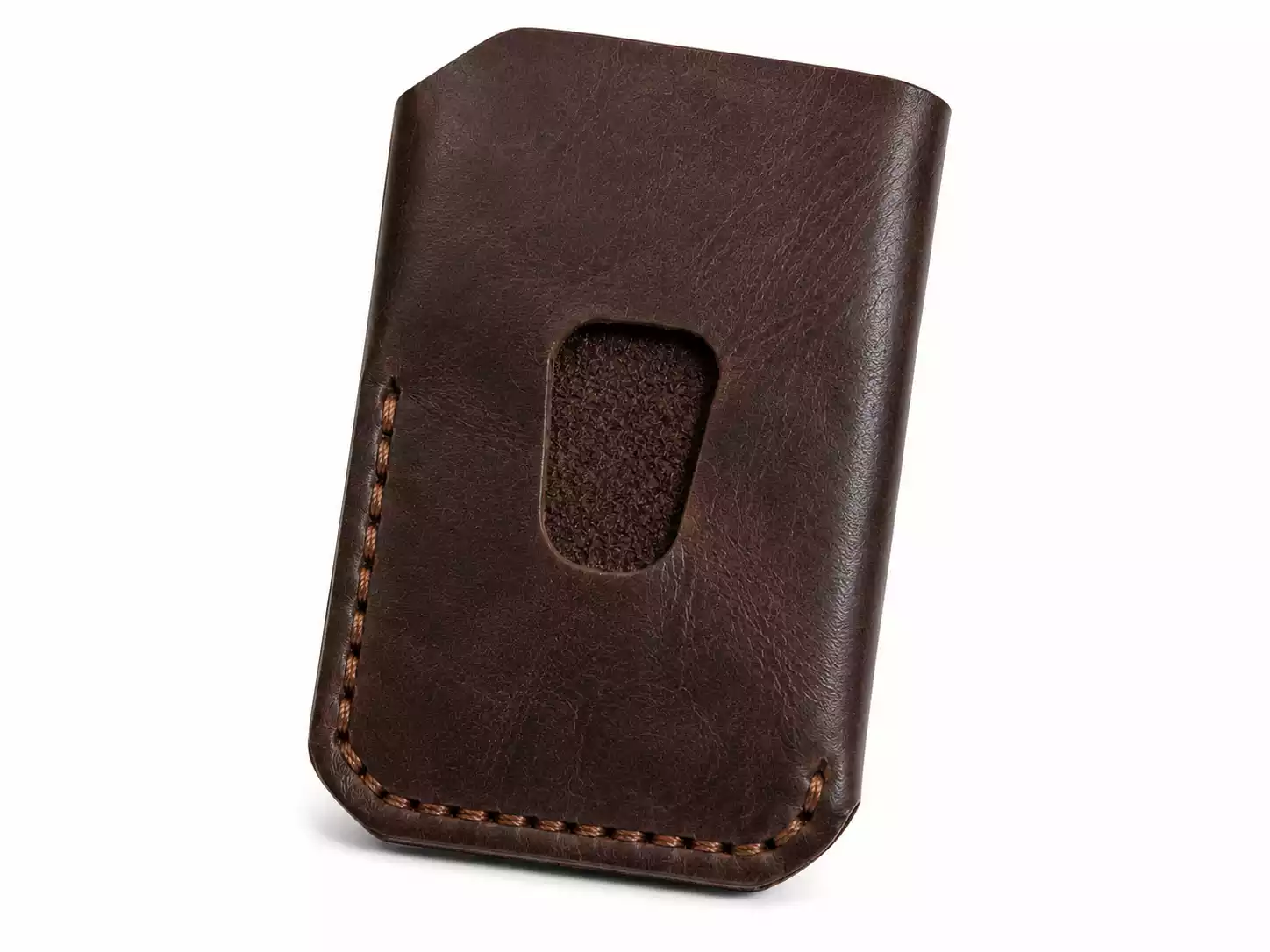 The Essential Cardholder – Brown Italian Leather