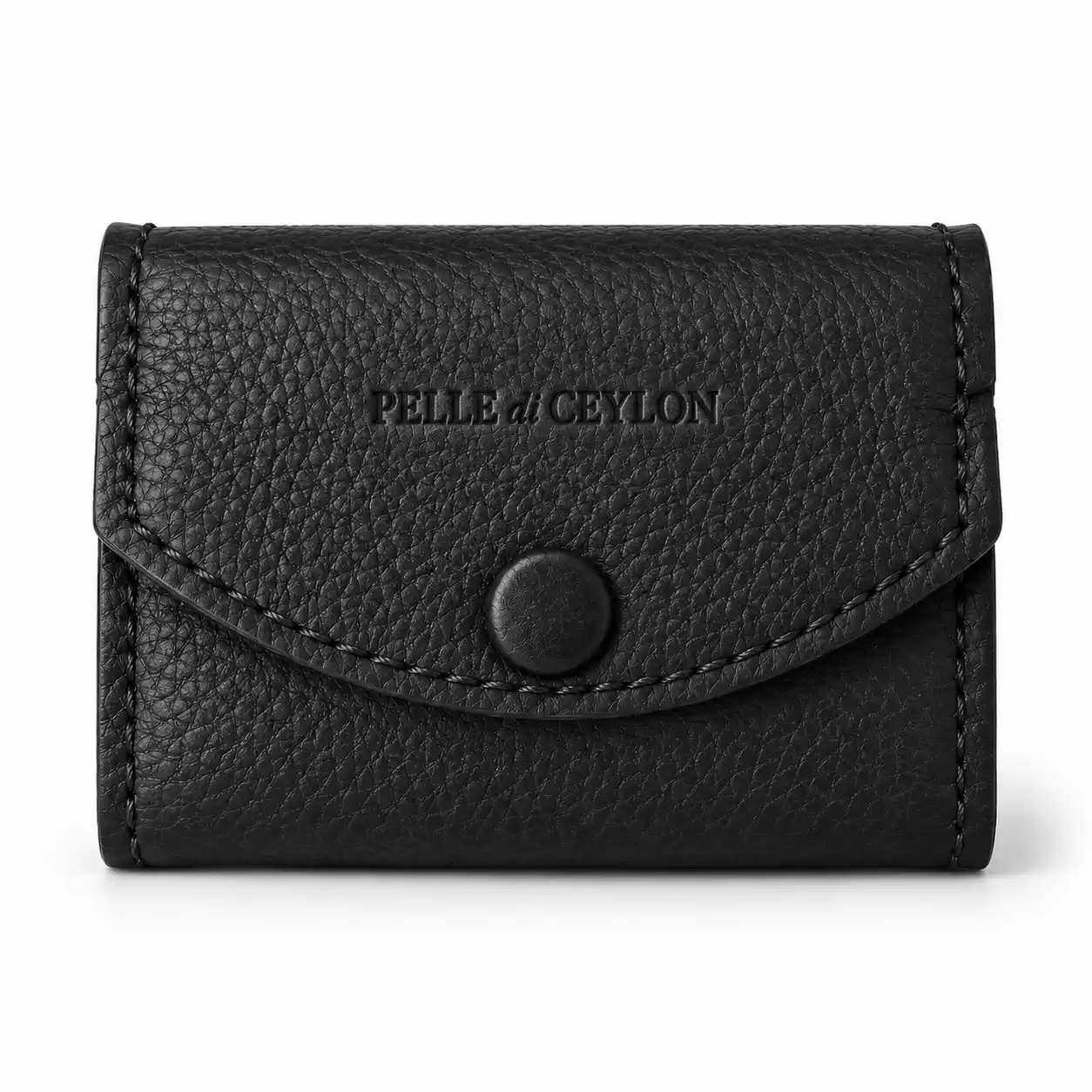 Roller Wallet – Black Leather Wallet