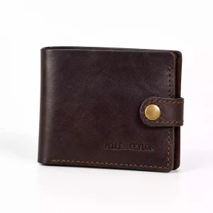 The Heritage Wallet – Brown Oil Pull-Up Leather Wallet