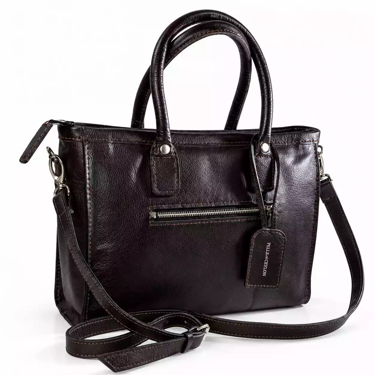 Office Tote Bag – Brown Leather Office Tote