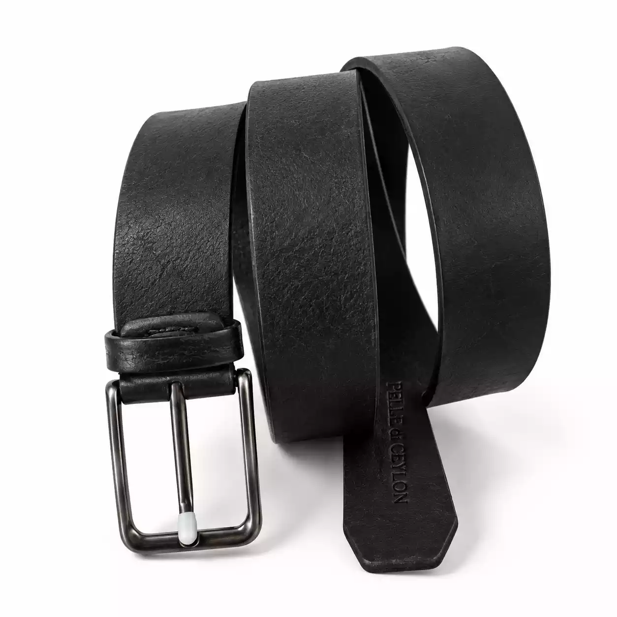 The Classic Buffalo Belt – Black Full-Grain Leather Belt (115cm