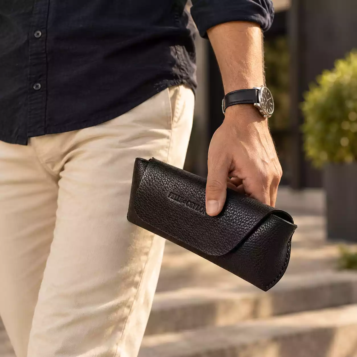 The Leather Eyewear Case – Black Leather Eyewear Case Placeholder