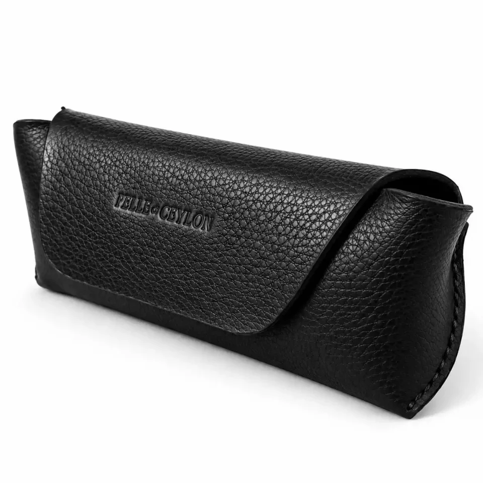 The Leather Eyewear Case – Black Leather Eyewear Case
