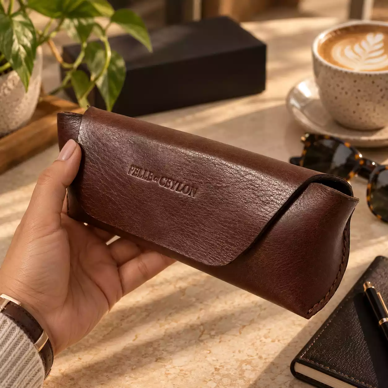 The Leather Eyewear Case – Brown Leather Eyewear Case placeholder 2