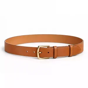 Classic Leather Belt – Tan Italian Vegetable-Tanned Leather-1